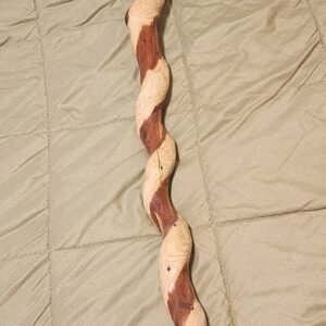 CEDAR CORKSCREW WALKNG STICKS