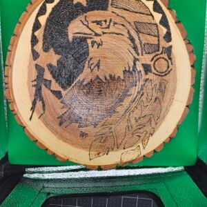 Eagle On Basswood Slice