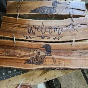 Loon Welcome Sign