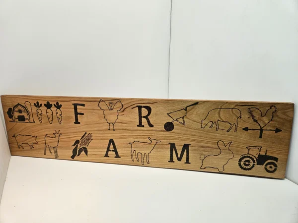 Woodburn farm sign