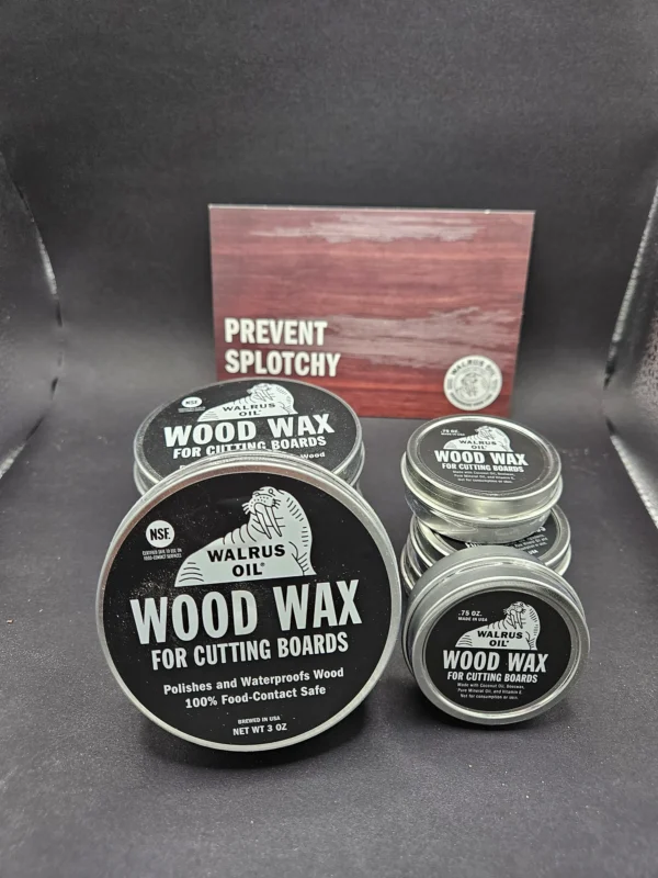 Walrus oil wood wax for cutting boards